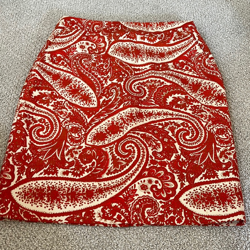 J.Crew Paisley skirt